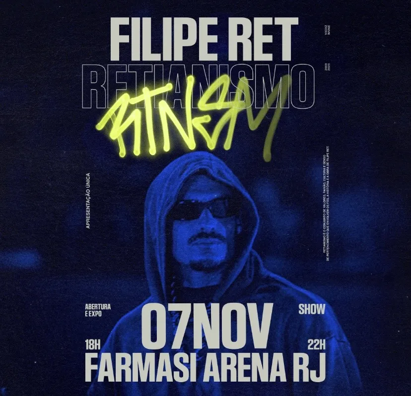 Filipe Ret anuncia “Retianismo”, apresentação única com experiência imersiva no Rio de Janeiro
