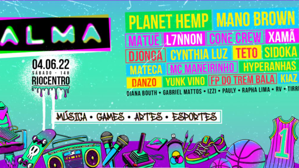 Alma Festival: Matuê, Mano Brown, Planet Hemp e mais!