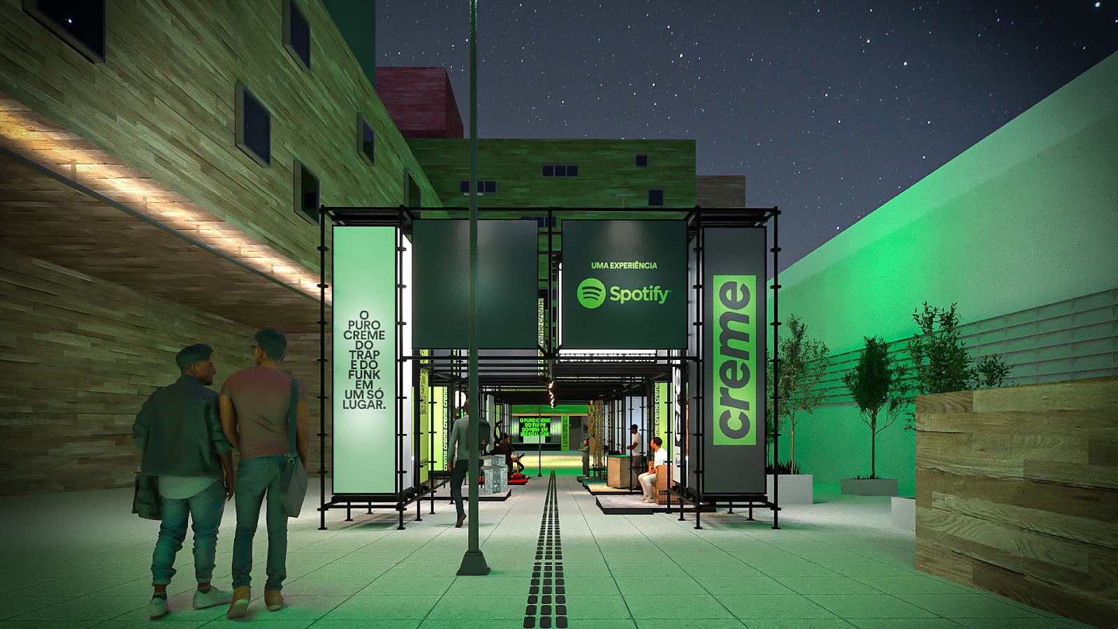 Evento Spotify creme