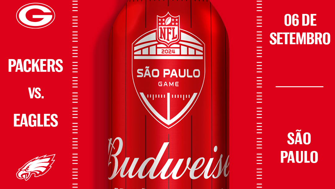  Budweiser patrocina primeiro jogo da NFL no Brasil com garrafa colecionável exclusiva