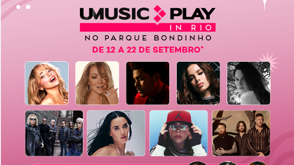 UMusic Play In Rio 2024: A experiência musical inesquecível no Parque Bondinho Pão de Açúcar® 