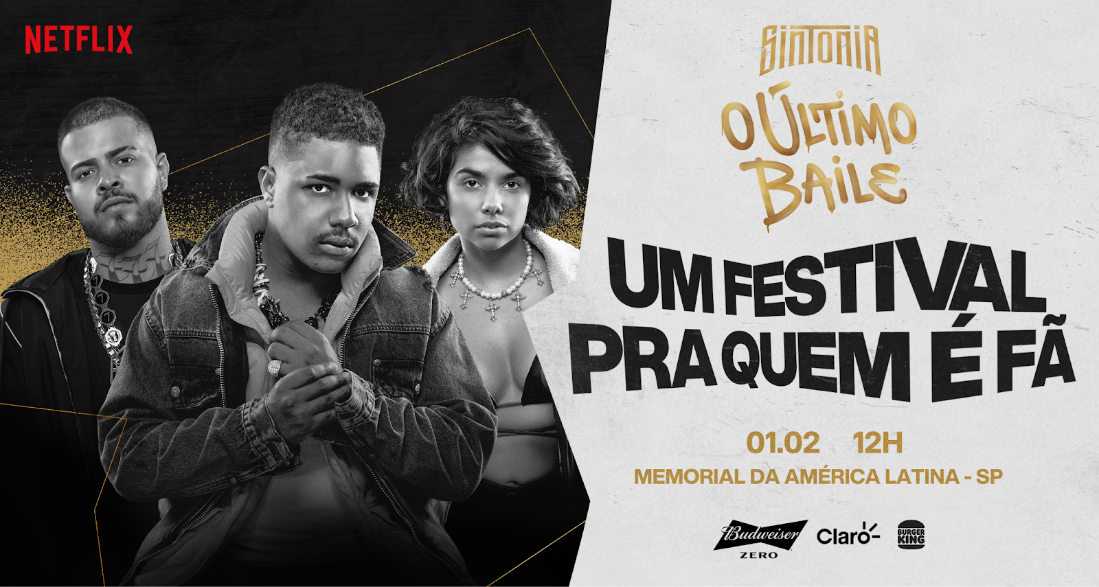 Sintonia – O Último Baile: Netflix anuncia festival gratuito em São Paulo para celebrar a quinta e última temporada da série