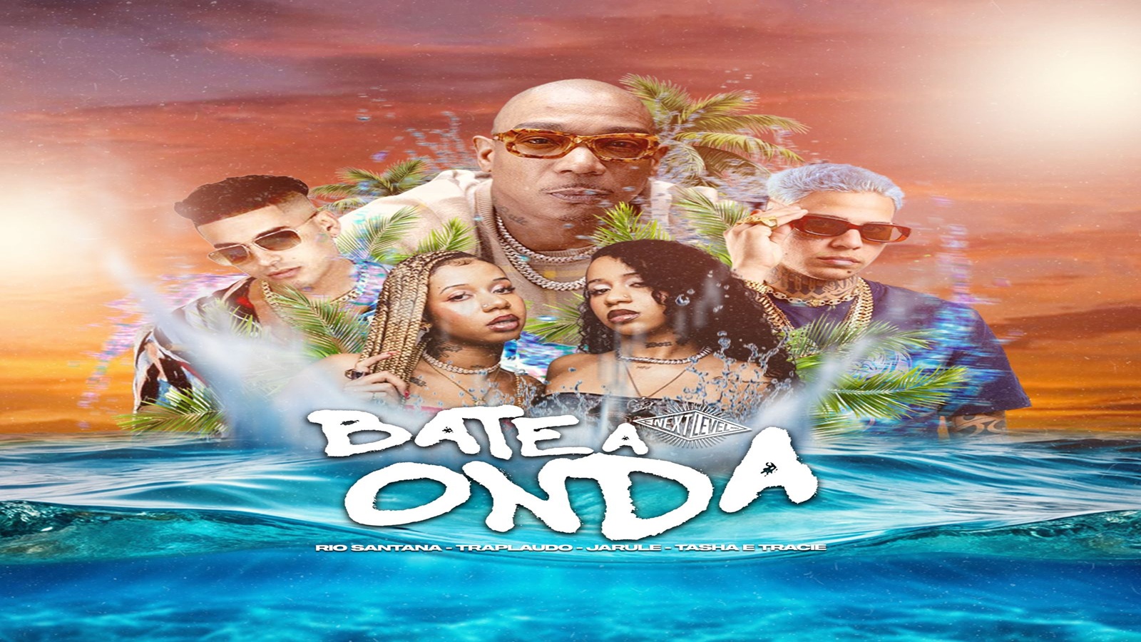 Com participação do rapper norte-americano Ja Rule, “Bate a Onda” reúne Rio Santana, Tasha & Tracie, Traplaudo