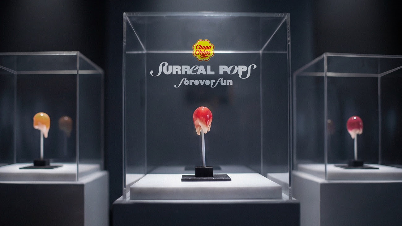 Chupa Chups resgata sua história e transforma  pirulitos em obras de arte surrealistas